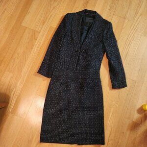 Classiques Entier Wool Tweed Skirt And Jacket Suit/ Size Med In Jacket 8 Skirt